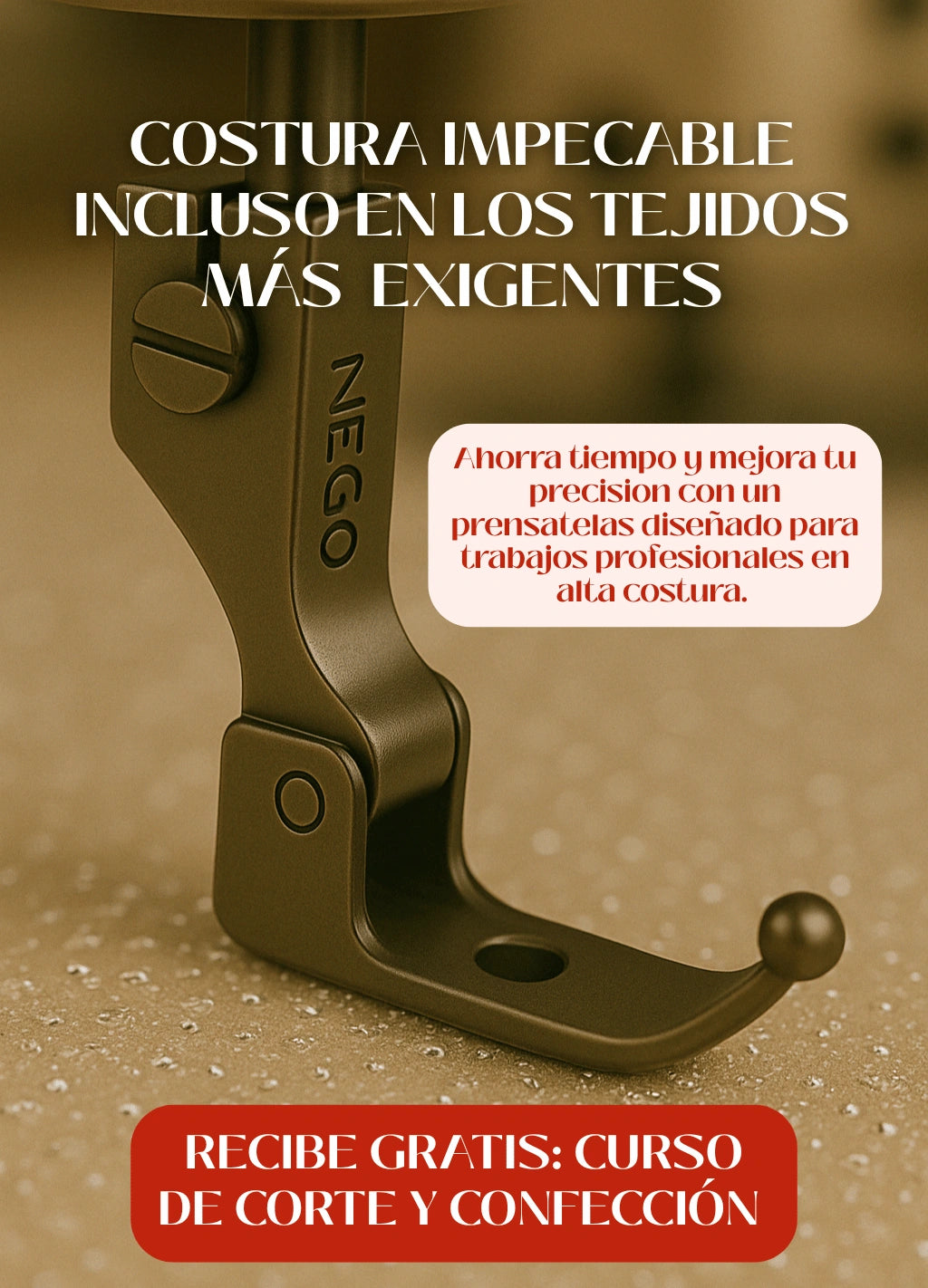 Prensatela de Alta Costura