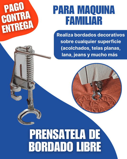 PRENSATELA DE BORDADO LIBRE